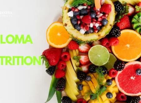 Diploma in Nutrition course banner with fresh fruits and healthy food visuals